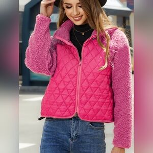 Zip-Up Raglan Sleeve Jacket